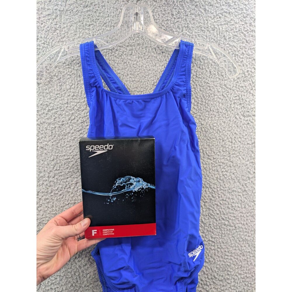 Speedo Women's One Piece Swimsuit - Blue - Picture 5 of 9